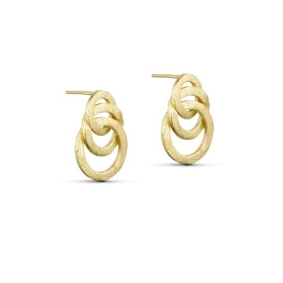 Pure by Nat øreringe - Karla trio earrings – 45947 (Guld)