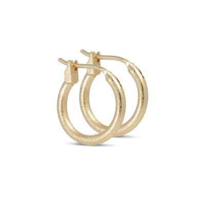 Pure by Nat øreringe - Hoop earring – 45515 (Guld)