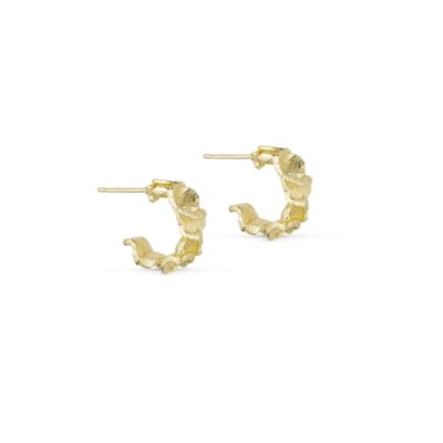 Pure by Nat øreringe - Gretha small hoops – 45941 (Guld)