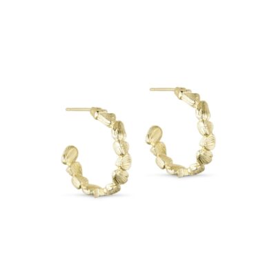 Pure by Nat øreringe - Gretha big hoops – 45940 (Guld)