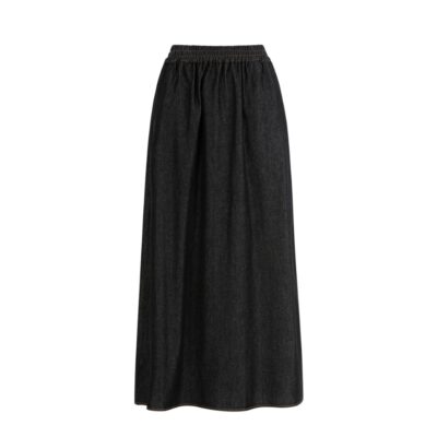 CC Heart denim nederdel - Ellis denim skirt - CCH4534-254 - Black Blue Denim