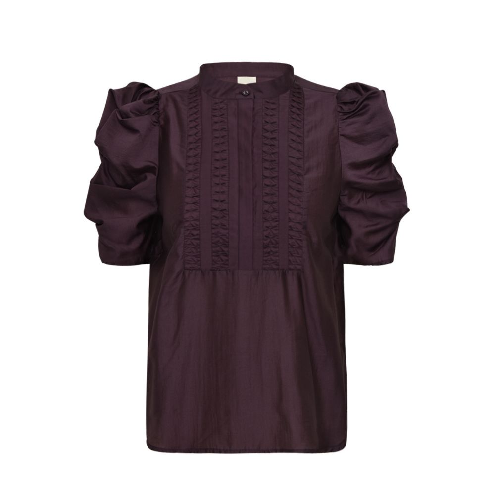 Gossia bluse – AnnsofiGo Lull (Bordeaux) Gossia bluse – AnnsofiGo Lull (Bordeaux)