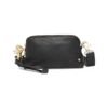 Depeche clutch i skind 15472 (Sort)