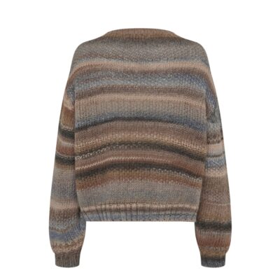 Lollys Laundry strik - FairhavenLL (Brun) Lollys Laundry strik - FairhavenLL Jumper LS - 25414-5007 - Dark Mokka