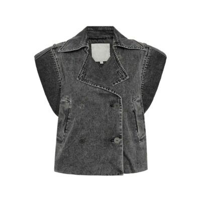 Gossia vest – AlfridaGo (Sortgrå)