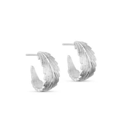 Pure by Nat øreringe Linn wide hoops – 45937 (Sølv)