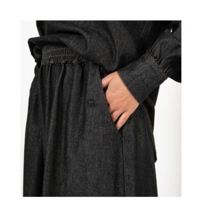 CC Heart denim nederdel - Ellis (Sort) CC Heart denim nederdel - Ellis denim skirt - CCH4534-254 - Black Blue Denim