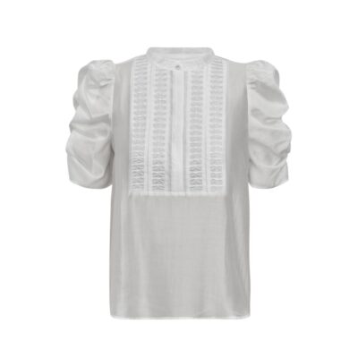 Gossia bluse – AnnsofiGo Lull (Råhvid)