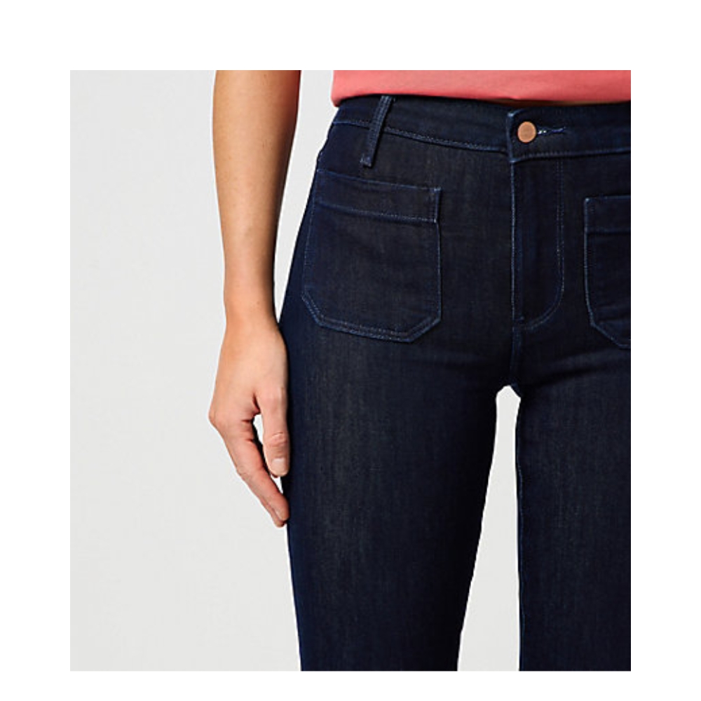 Wrangler jeans - Flare Soft Moonlight (Mørkeblå) Wrangler jeans - Flare Soft Moonlight - 112362668 - Black