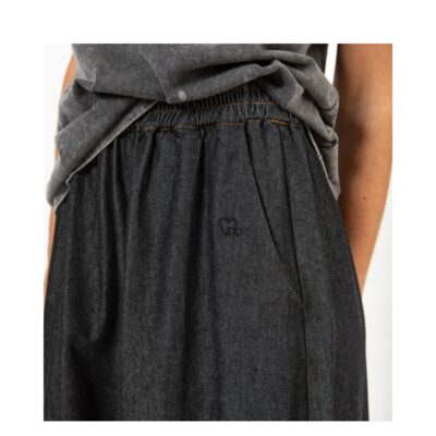 CC Heart denim nederdel - Ellis (Sort) CC Heart denim nederdel - Ellis denim skirt - CCH4534-254 - Black Blue Denim