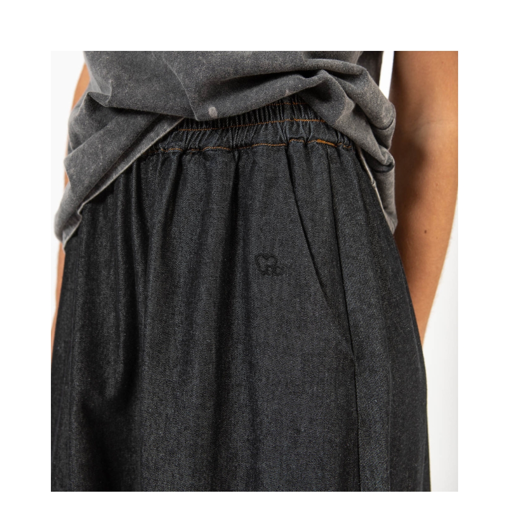 CC Heart denim nederdel - Ellis (Sort) CC Heart denim nederdel - Ellis denim skirt - CCH4534-254 - Black Blue Denim