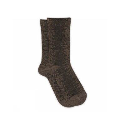 MP glimmer strømper - Ulla Glitter Socks – 79740 – Dark Brown