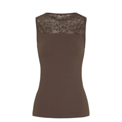 Tim & Simonsen top - Nany Rib Top – 1MC622 – Noce