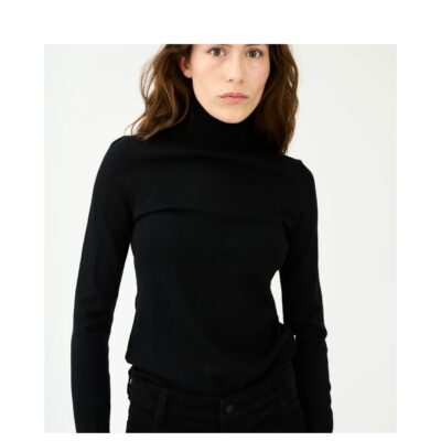 Ivy Copenhagen rullekrave - IVY-Essex LS Rollneck Knit - I235454 - Black