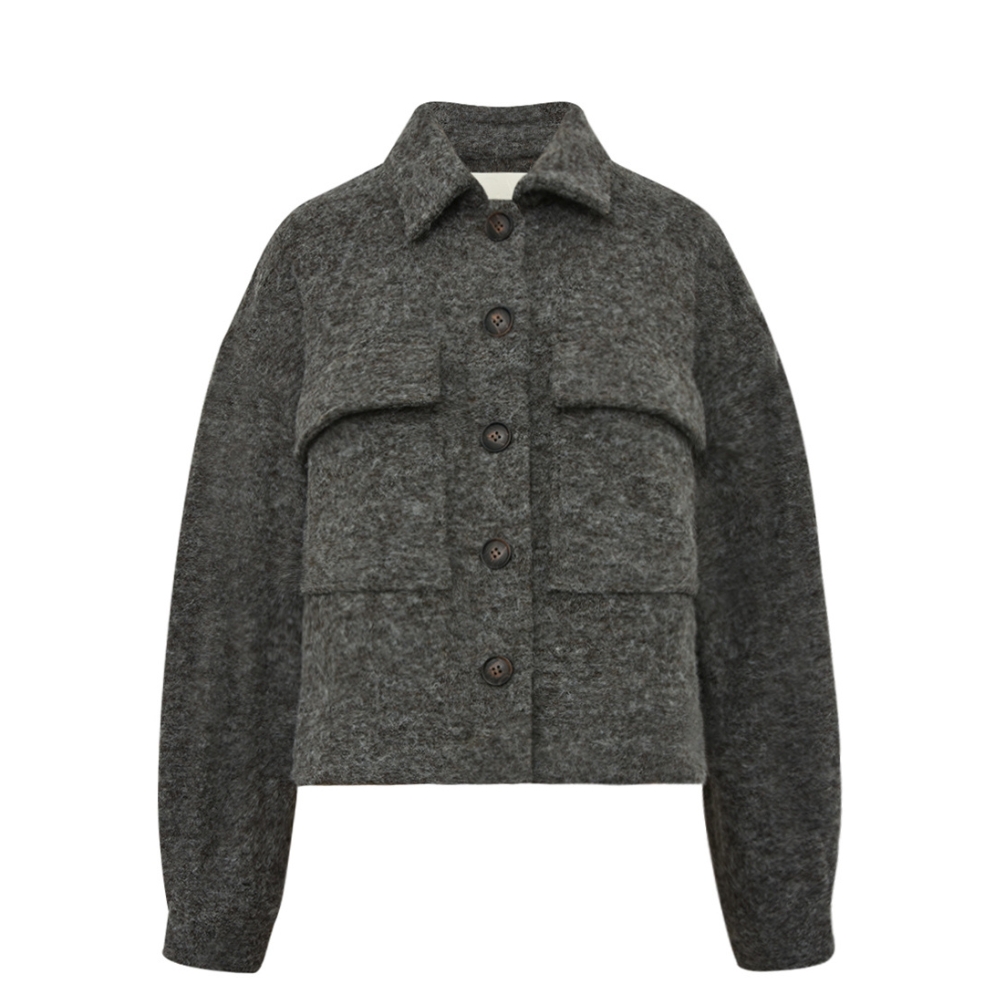 Gossia jakke – AprilliaGo (Brun) Gossia jakke - AprilliaGO jacket – G2521 – Brown melange