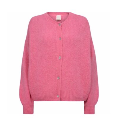 Depeche cardigan - SarahDe Alpaca Cardigan – 100376 – Pink