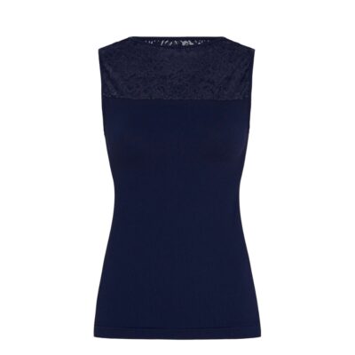 Tim& Simonsen top - Nany Rib Top – 1MC622 – Blu