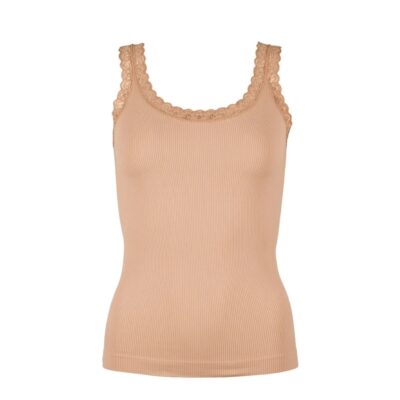 Tim & Simonsen top - Frida Rib Top – 217 – Nudo