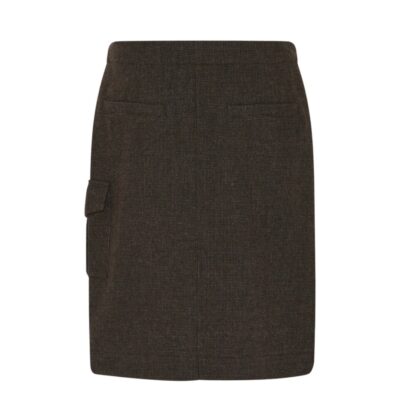 Humble nederdel - MargotHBS Skirt - 14881 - Brown combi