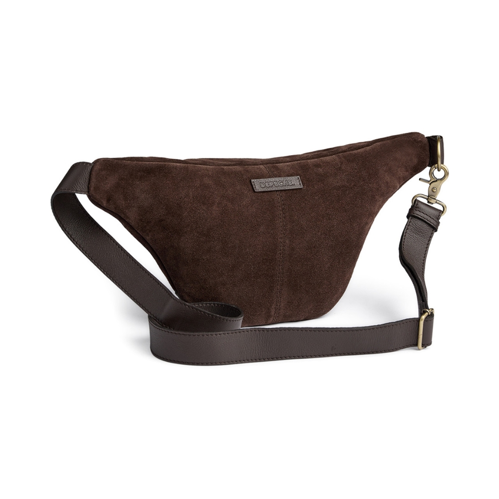 Depeche bæltetaske - 16618 (Brun) Depeche ruskinds bæltetaske - Bumbag – 16618 – Chocolate