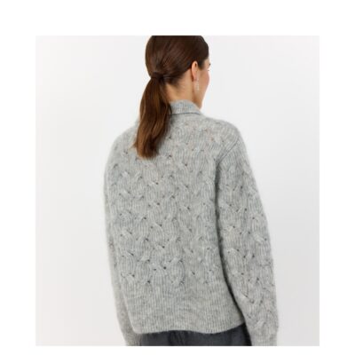 Lavete Room strik polo - LR-Niva 1 - 301413 - L9950 - Light Grey Melange