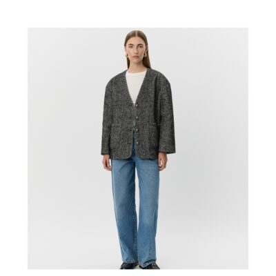 Sofie Schnoor jakke - S254175 (Råhvid/Sort) Sofie Schnoor jakke - AurelieSW Jakke - S254175 - Off White/Black