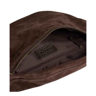 Depeche bæltetaske - 16618 (Brun) Depeche ruskinds bæltetaske - Bumbag – 16618 – Chocolate