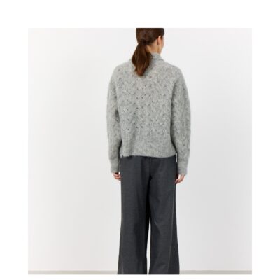 Lavete Room strik polo - LR-Niva 1 - 301413 - L9950 - Light Grey Melange