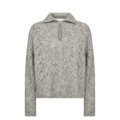 Lavete Room strik polo - LR-Niva 1 - 301413 - L9950 - Light Grey Melange