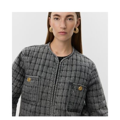 Sofie Schnoor jakke - S254221 (Grå) Sofie Schnoor jakke - AlajaSW Jakke - S254221 - Washed black