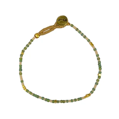 Ibu Jewels armbånd - GN04 Lulu Raindrop (Grey)