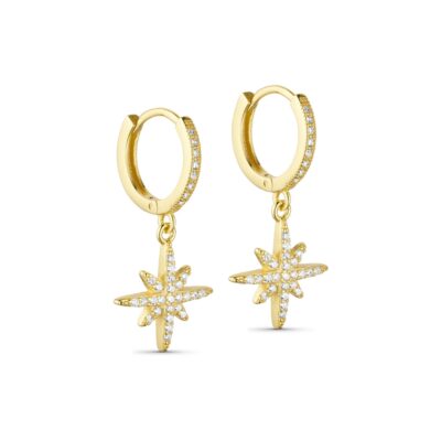 Tim & Simonsen øreringe - Star dust Earring – TSJ289 - Gold