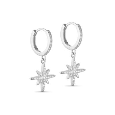 Tim & Simonsen øreringe - Star dust Earring – TSJ289 – Silver