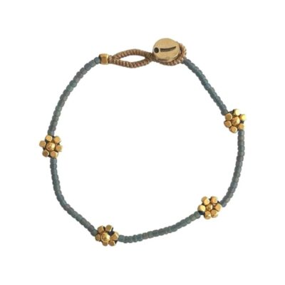Ibu Jewels armbånd - GP04 Lulu Queenie (Grey)