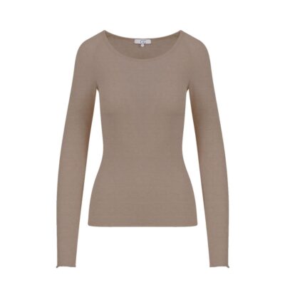 CC Heart basic bluse - CC Heart Lana Strik med lange ærmer – CCH2202 – Hazel melange
