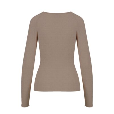 CC Heart basic bluse - CC Heart Lana Strik med lange ærmer – CCH2202 – Hazel melange