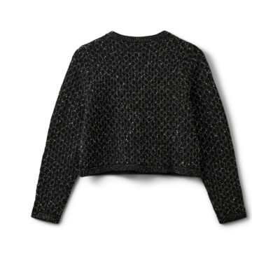 Sofie Schnoor cardigan jakke - CarnetSW Cardigan - S254505 - Black glitter