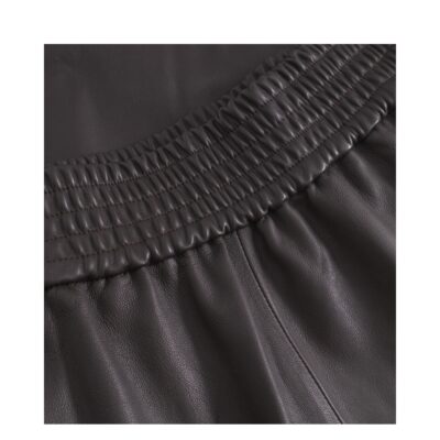 Depeche skind nederdel - Evelyn 50648 (Brun) Depeche skind nederdel - EvelynDEP Leather Skirt – 50648 – 008 Chocolate