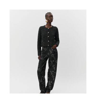 Sofie Schnoor cardigan jakke - CarnetSW Cardigan - S254505 - Black glitter