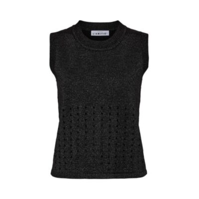 Hauté L’ Amitié vest/top – HL10397 (Sort)