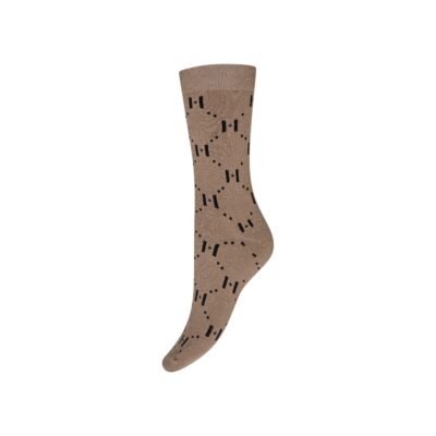 Hype the Detail strømper – 2pk 3-21554-75 (Sand/ Sort) - Billede 3