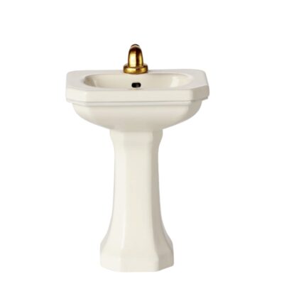 Maileg Badeværelsesvask, Mus - 11-5134-00 - Råhvid