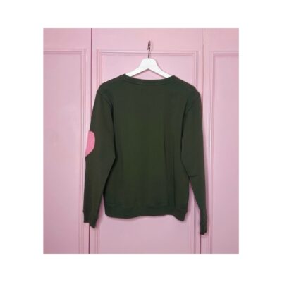 Lulu’s Love sweatshirt – Is-Love (Grøn/Rosa)