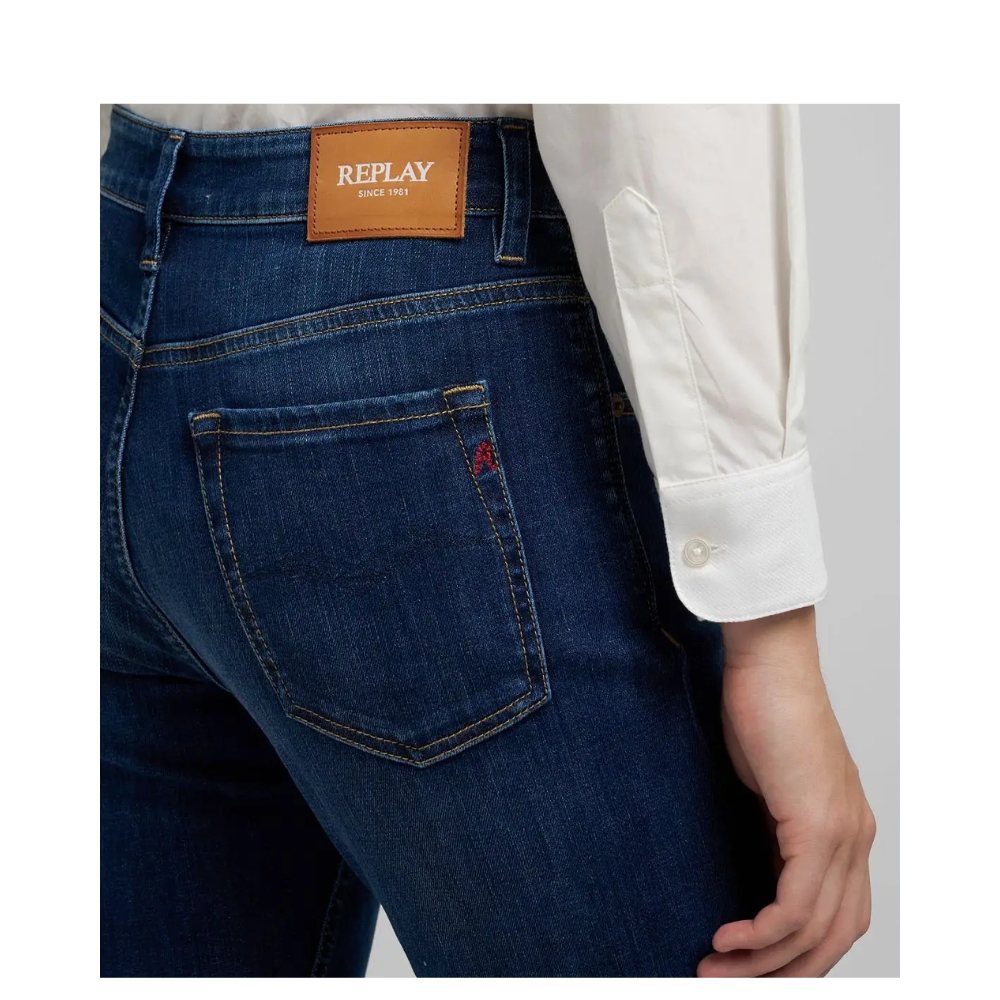 Replay jeans – Marty slim boyfit (Mørkeblå) Replay jeans - Marty Boy-Fit Jenas – WA416 .000.685 913 - Dark blue