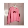 Lulu’s Love sweatshirt – Is-Love (Pink/Vinrød)