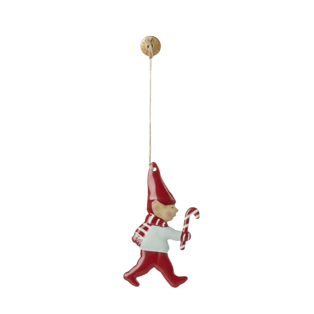 Maileg nisse - Metalophæng (Sukkerstok) Maileg Nisse Metal ornament, Nisse – 14-5511-03 – Sukkerstok