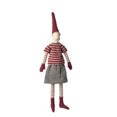 Maileg Nisse, str. 3 – Pige – 14-5432-00 - Nederdel og strikket sweater 