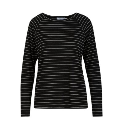 CC Heart bluse - CC Heart Valerie – CCH1210-255 – Black Lurex stripe