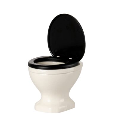 Maileg WC, Mus - 11-5143-00 - Råhvid
