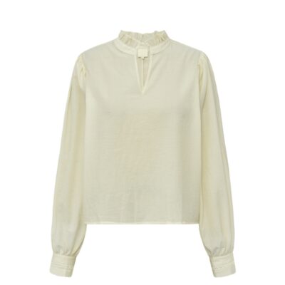 Gossia bluse - BeateGO Blouse – G2697 – Creme